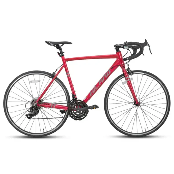 JOYKIE HILAND Red 700C - 21-Speed Alloy Road Bike